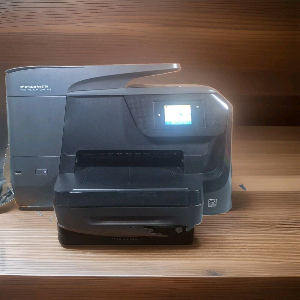 HP OfficeJet Pro 8710 All-in-One Wireless Printer Copy Scan Fax Excellent Tested